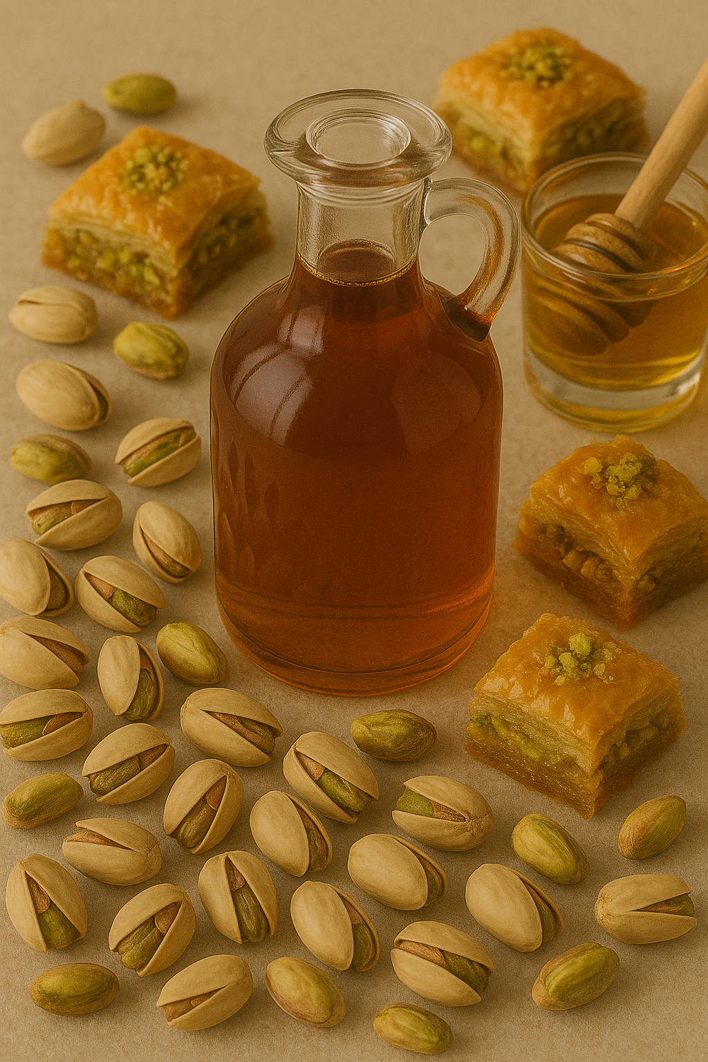 Pistachio Honey Baklava - Coffee Simple Syrups - 16oz