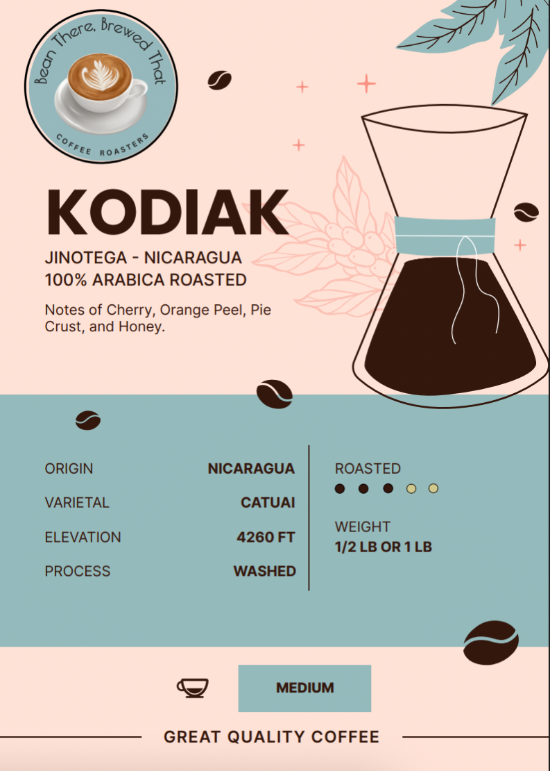 Kodiak - Jinotega, Nicaragua - Medium Roast