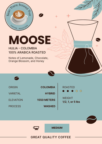 Moose - Colombia Hulia - Medium Roast