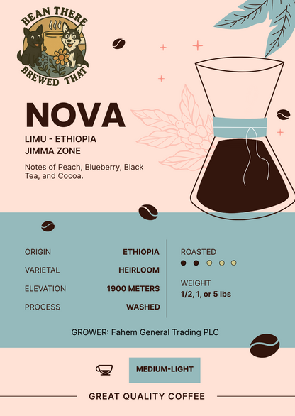 Nova - Ethiopia Limu - Medium Light Roast