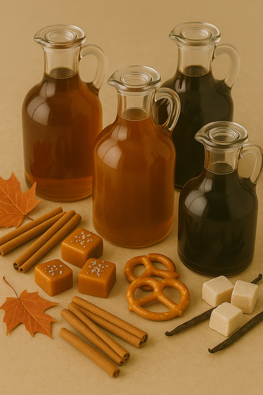 Sample Trio - Coffee Simple Syrups - Three 8oz Bottles