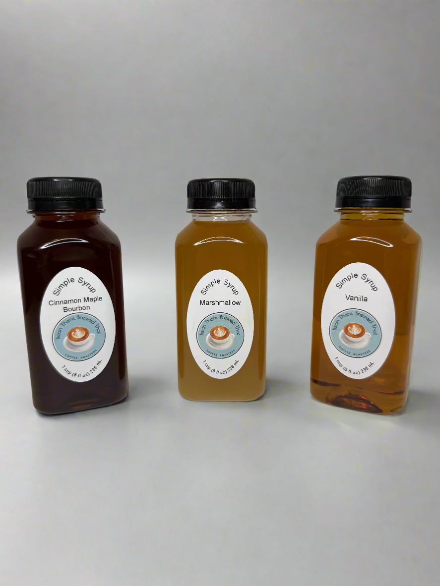 Sample Trio - Coffee Simple Syrups - Three 8oz Bottles