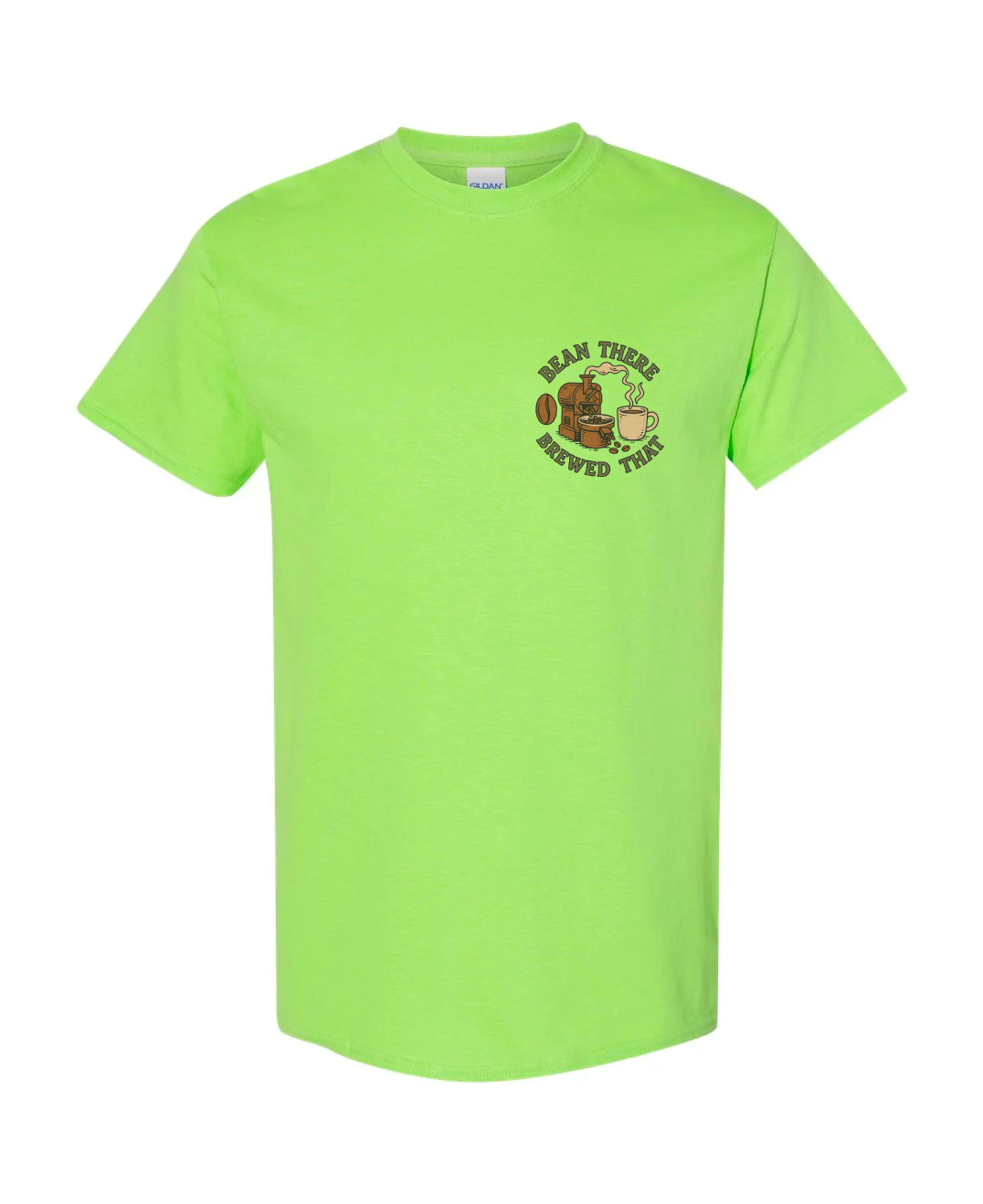 Custom Short Sleeve T-Shirts - Dogs and Coffee Roaster Logo.