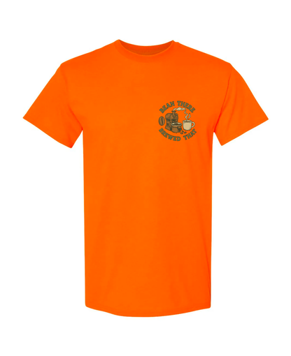 Custom Short Sleeve T-Shirts - Dogs and Coffee Roaster Logo.