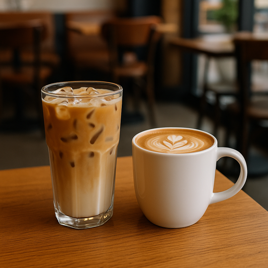 The Latte Bundle - 1 Pound Beans - 2 bottles of syrup (16oz each)