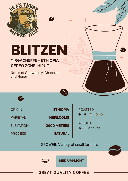 Blitzen - Yirgacheffe - Ethiopia - Medium Light Roast